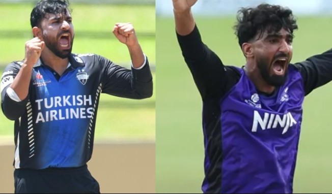 Usama Mir and Iftikhar Ahmed star with the ball in Global Super League 2025